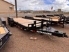 P.J. Trailers 2026 T6 83"X20' Equipment Tilt Trailer | Tandem Axle 14K, Torsion Axles, 4' Stationary + 16' Tilt, Fork Holders