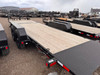 P.J. Trailers 2025 T6 83"X22' Equipment Tilt Trailer | Tandem Axle 14K, Torsion Axles, 6' Stationary + 16' Tilt, Fork Holders