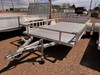 Primo Trailers 2023 82"X14' Utility Trailer | Single Axle 2.99K, Bi-Fold Rear Ramp, ATV Side Ramps