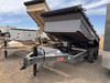 Raw Maxx Trailers 2026 GDX 83"X14' Scissor Dump Trailer | Tandem Axle 14K, Knight Dump, 32" Sides, Slide In Ramps, Hydraulic Scissor Up/Down