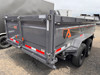 Raw Maxx Trailers 2026 GDX 83"X14' Scissor Dump Trailer | Tandem Axle 14K, Knight Dump, 32" Sides, Slide In Ramps, Hydraulic Scissor Up/Down