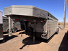 Titan Trailers 2026 STANDARD 80"X24' Stock Trailer | Tandem Axle 14K, Track Storage, 54" Rear Escape Door