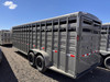 Titan Trailers 2026 STANDARD 80"X24' Stock Trailer | Tandem Axle 14K, Track Storage, 54" Rear Escape Door