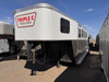 Triple C Trailers 2025 TETON PLUS 84"X24' Horse Trailer | Tandem Axle 12K, 4-Horse, Tack Room With Double Doors