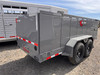 Boss Trailers 2026 660 Gallon Refueling Trailer | Tandem Axle 12K, 660 Gallon Multi-tank, 30 GPM Electric Start Gas Pump, Front/Rear Enclosure, 35' Hose Real, Flow Meter (DOT Legal)