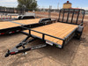 P.J. Trailers 2027 U8 83"X14' Utility Trailer | Single Axle, Rear Rampgate, ATV Side Load Ramps