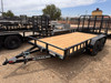 P.J. Trailers 2027 UL 83"X14' Utility Trailer | Tandem Axle, Rear Rampgate, ATV Side Load Ramps