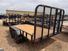 P.J. Trailers 2027 UL 83"X14' Utility Trailer | Tandem Axle, Rear Rampgate, ATV Side Load Ramps