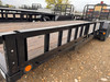 P.J. Trailers 2025 UL 83"X22' Utility Trailer | Tandem Axle 10K, HD Rampgate, Diamond Plate Fenders, Square Tube Rails, 12" OC, Dovetail