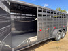 Titan Trailers 2026 STANDARD 72"X24' Stock Combo Trailer | Tandem Axle 14K, Reciver Hitch, 54" Escape Door, Tack Room, Saddle Rack