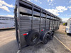 Titan Trailers 2026 CHALLENGER BASIC 72"X20' Stock Trailer | Tandem Axle 14K, Matted