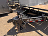 Iron Bull Trailers 2026 FDP 102"X20' Deckover Flatbed Trailer | Tandem Axle 14K, 10" I-Beam, Straight Deck, Slide In Ramps, 10,000Lbs Jack