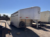 Exiss Trailers 1997 18' Stock Trailer | Tandem Axle 14K, Spare Tire, Drivers Side Escape Door, Rear Swing Door with Sliding Gate, Over Tongue Storage