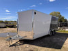Alcom Trailers 2023 STEALTH LIMITED 90"X20' V-Nose Cargo Trailer | Tandem Axle 7K, 7' Tall, Slope Extended Tongue, Passenger Side Door