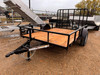 GR Trailers 2026 77"X10' Utility Trailer | Single Axle, Pipetop Rails