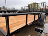 GR Trailers 2026 77"X12' Utility Trailer | Single Axle, Pipetop Rails