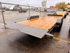 Maxx-D Trailers 2026 G8B 83"X22' Low Profile Gravity Tilt Trailer | Tandem Axle 16K, Torsion Axles, Tool Tray Behind Toolbox, 17.5 Tires