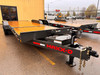 Maxx-D Trailers 2026 G8B 83"X22' Low Profile Gravity Tilt Trailer | Tandem Axle 16K, Torsion Axles, Tool Tray Behind Toolbox, 17.5 Tires