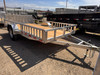 Nordtek Trailers 2026 924"X12' Utility Trailer | Single Axle, Side Load Ramps, Bi-Fold Gate