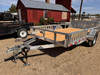 Nordtek Trailers 2026 924"X12' Utility Trailer | Single Axle, Side Load Ramps, Bi-Fold Gate