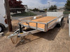 Nordtek Trailers 2026 82"X16' Utility Trailer | Tandem Axle 7K, Wood Deck, Brakes Both Axles, Side Load ATV Ramps, Bi-Fold Gate