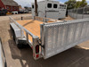 Nordtek Trailers 2026 82"X16' Utility Trailer | Tandem Axle 7K, Wood Deck, Brakes Both Axles, Side Load ATV Ramps, Bi-Fold Gate