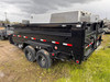 Iron Bull Trailers 2025 DTB 83"X16' Scissor Dump Trailer | Tandem Axle 14.999K, 36" Sides