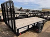 P.J. Trailers 2025 U7 77"X14' Utility Trailer | Single Axle, Rear Rampgate, ATV Side Load Ramps