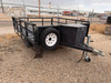 Echo Trailers 2007 84"X8' Utility Trailer | Single Axle, Deckover ATV Fold Down Side Ramp