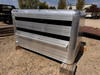 Hillsboro Trailers 48"X6' Stock Pickup Bed Box | Aluminum, Plexiglass Installed, Dual Divider