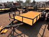 GR Trailers 2026 77"X12' Utility Trailer | Single Axle 2.99K, Pipetop Rail, Spring Assisted Rear Rampgate
