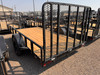 GR Trailers 2026 77"X12' Utility Trailer | Single Axle 2.99K, Pipetop Rail, Spring Assisted Rear Rampgate