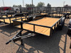 GR Trailers 2026 82"X16' Utility Trailer | Tandem Axle, Pipetop Rail, Spring Assisted Rear Rampgate