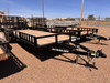 P.J. Trailers 2024 UL 83"X22' Utility Trailer | Tandem Axle 9.899K, Rear Rampgate, ATV Side Load Ramps