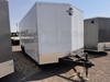 Charmac Trailers 2027 ATLAS 100"X18' V-Nose Cargo Trailer | Tandem Axle 9.99K, 7' Tall, RV Side Door Driver Side, Rear Ramp Door