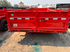 P.J. Trailers 2027 DL 83"X16' Telescopic Dump Trailer | Tandem Axle 14K, 6" Cylinder, Hydraulic Jack, 24" Sides, 7 Ga Floor