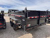 P.J. Trailers 2027 DE 16' Scissor Dump Trailer | Tandem Axle, HYDRAULIC JACKS, 10K AXLES,TARP, RAMPS