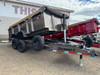 Diamond C Trailers LPT207 82"X14' Telescopic Dump Trailer | 14 ply Tires, Solar Recharging, 24" Sides With Boards, Spare Tire, 2 Speed Jack
