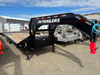 P.J. Trailers 2027 LS 26' Low Profile Flatbed Trailer | Tandem Axle, 5' DOVETAIL RAMPS 22K