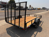 Dutton Trailers 2026 Value 72"X12' Utility Trailer | Single Axle, Rampgate (radials, LED Lights)