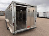 Wilson Trailers 2027 Punchside 84"X24' Stock Trailer | Alluminum, PSGN-5724, 16KGVWR, 7K AXLES, TIE RAIL INSIDE, 8 TIE LOOPS OUTSIDE, RUNNING BOARDS,