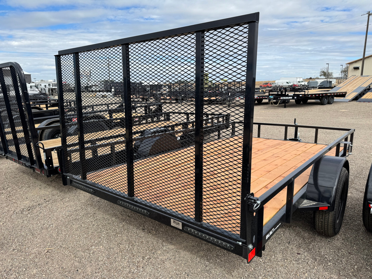 Built Trailers 2026 712' Utility Trailer | Single Axle, RAMPGATE
