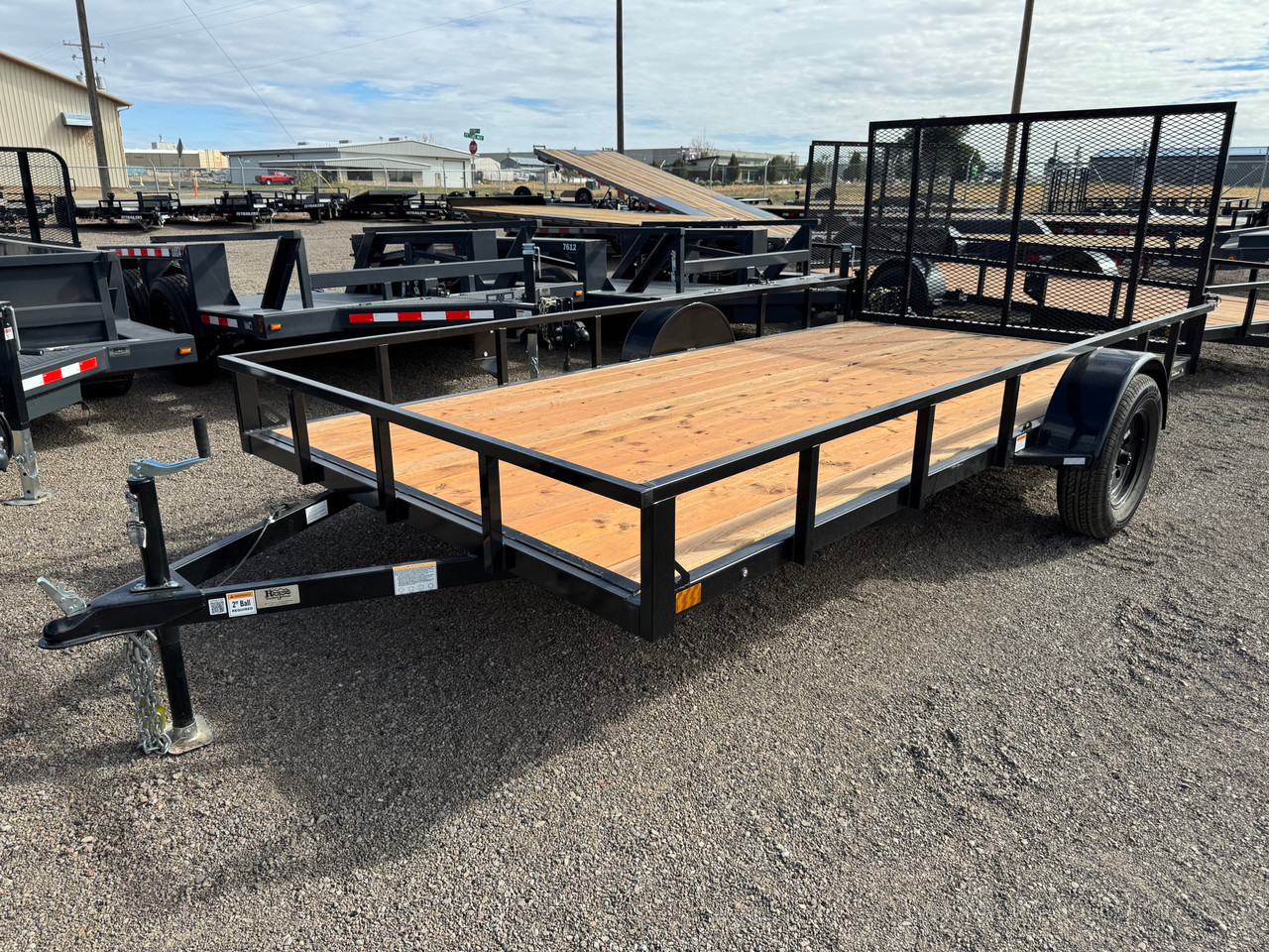 Built Trailers 2026 84"X1' Utility Trailer | Single Axle, RAMPGATE