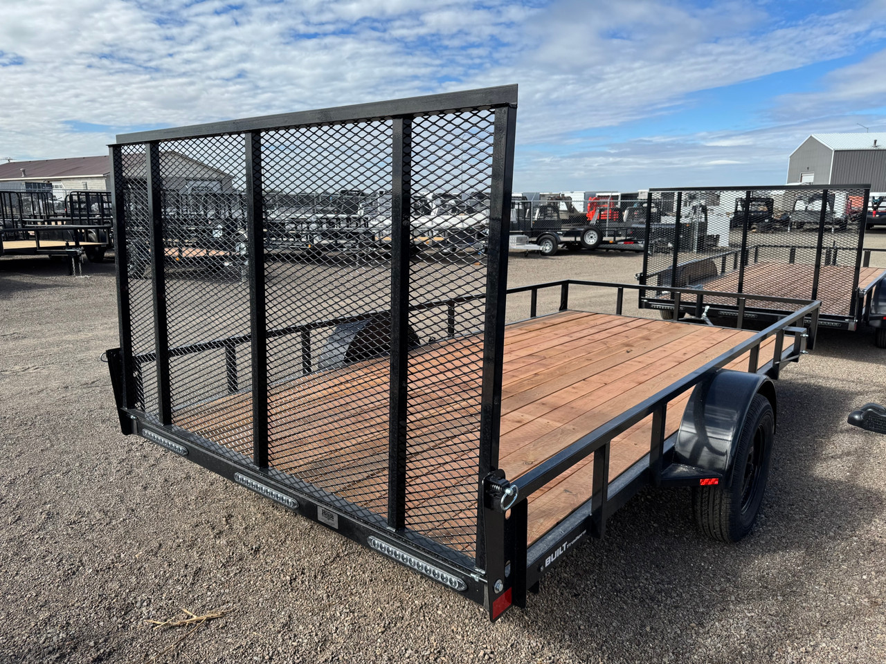 Built Trailers 2026 84"X1' Utility Trailer | Single Axle, RAMPGATE