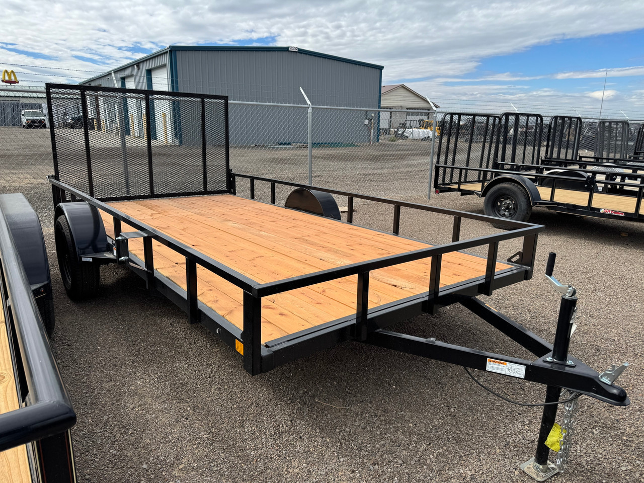 Built Trailers 2026 84"X1' Utility Trailer | Single Axle, RAMPGATE