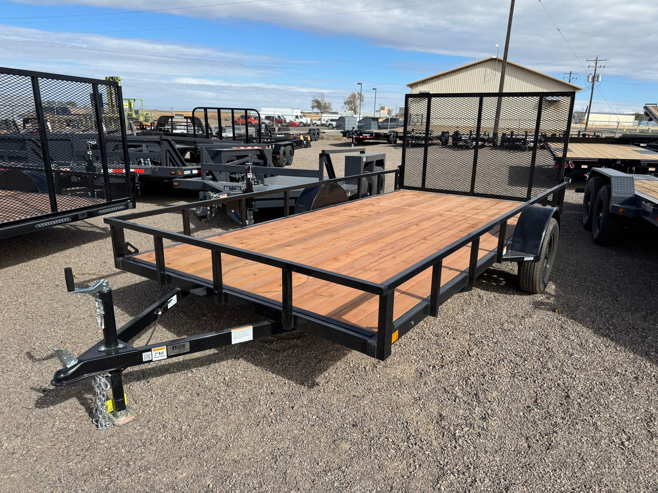 Built Trailers 2026 84"X1' Utility Trailer | Single Axle, RAMPGATE