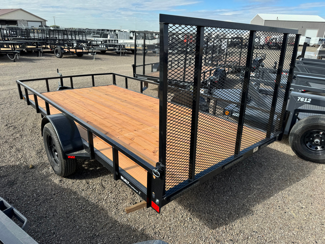 Built Trailers 2026 84"X1' Utility Trailer | Single Axle, RAMPGATE