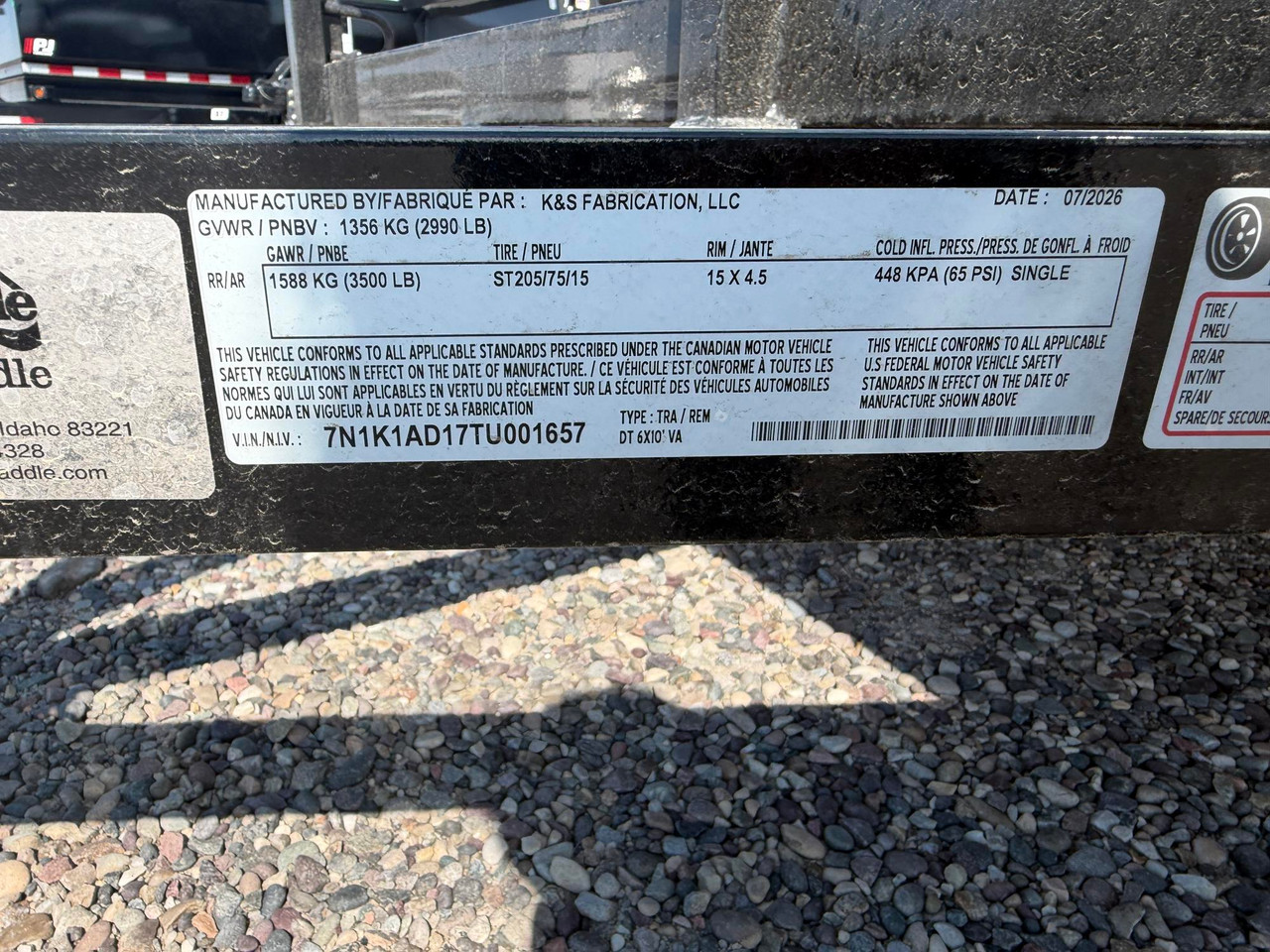 Dutton Trailers 2026 Value 72"X10' Utility Trailer | Single Axle, DT 6X10 SA VALUE