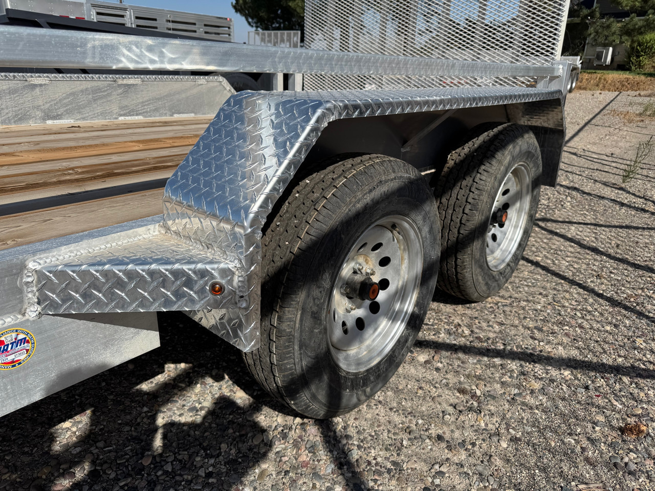 Nordtek Trailers 2025 UT 72"X12' Utility Trailer | Tandem Axle 7K, Wood Deck, Open Sides, Rear Ramp Gate, Brakes Both Axles