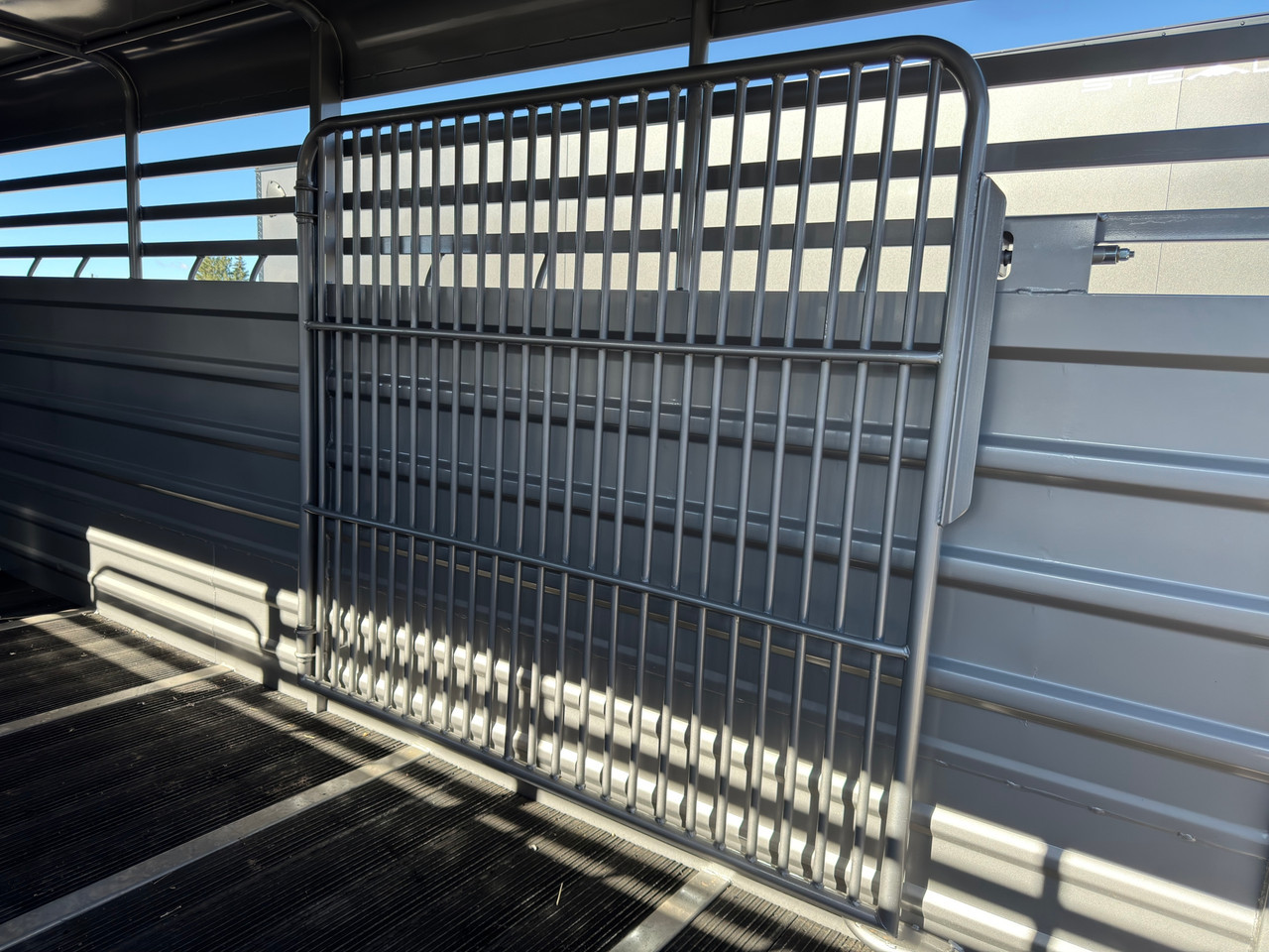 GR Trailers 2027 80"X20' Stock Combo Trailer | Tandem Axle 14K, SMOOTH RUBBER FLOOR, ESCAPE 48", 4' DOUBLE DOOR TACK, SWING OUT SADDLE RK, FULL SWING SLIDE REAR GATE